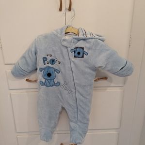 Baby blue cozy suit